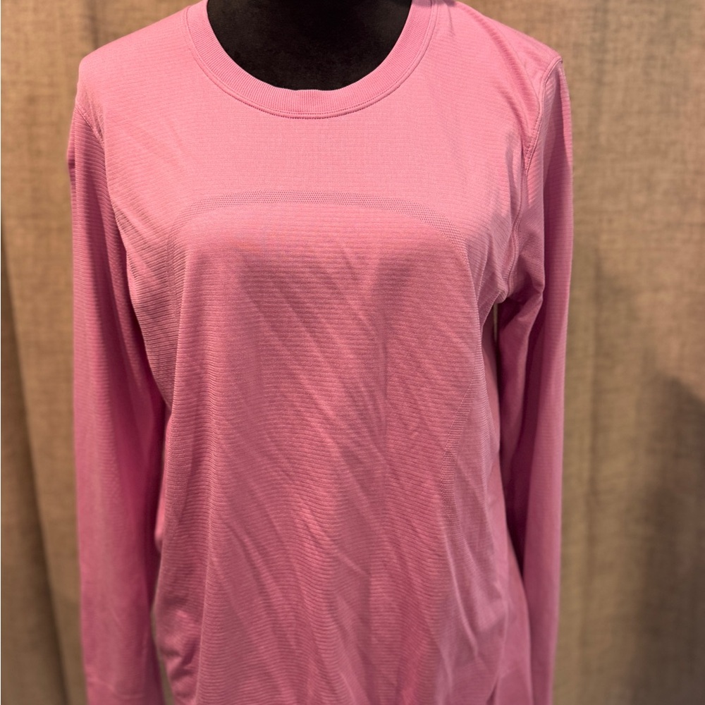 lululemon athletica swifty Pink Long Sleeve Top